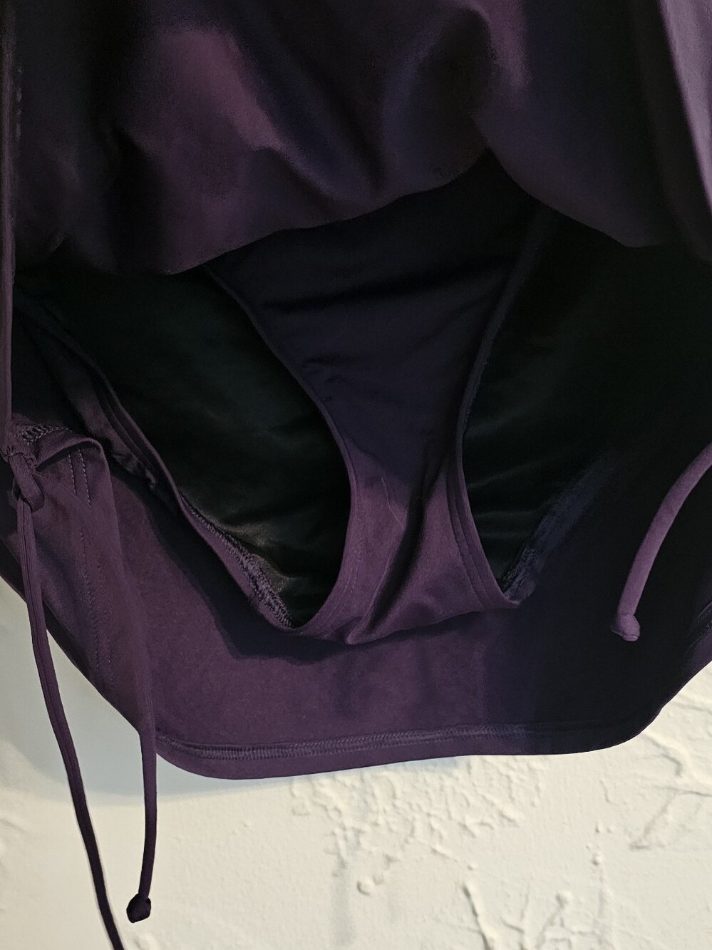 Lands' End Blackberry Swim Skirt Bottom NWT Size 4 - Picture 3 of 5